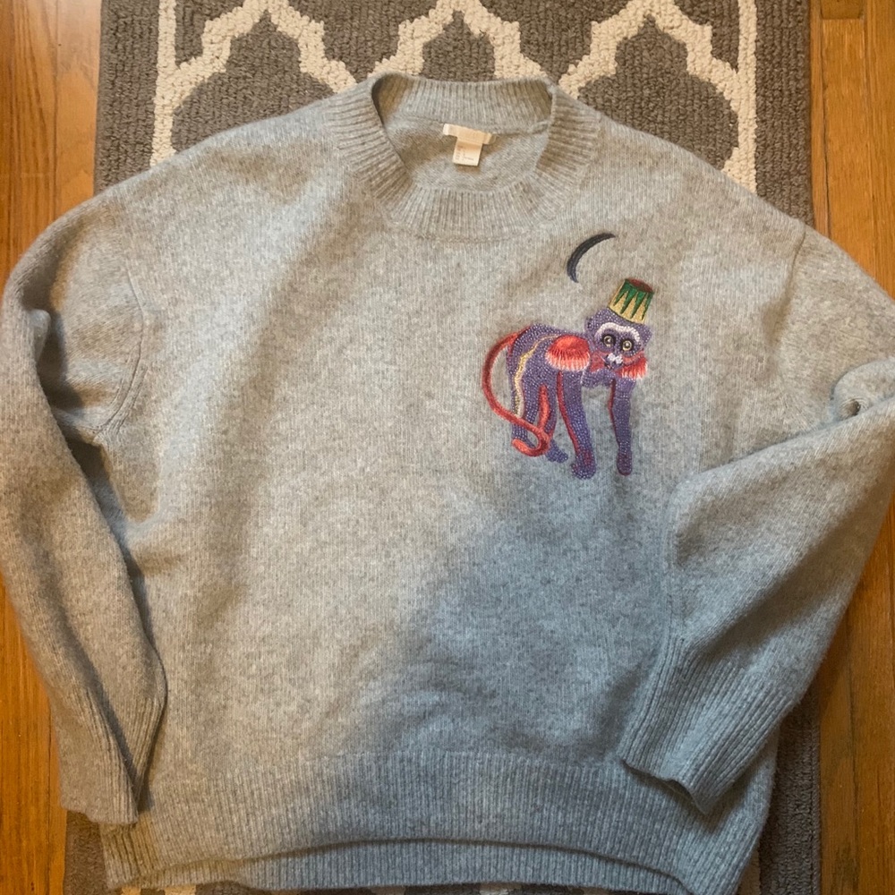 H&M beaded sweater